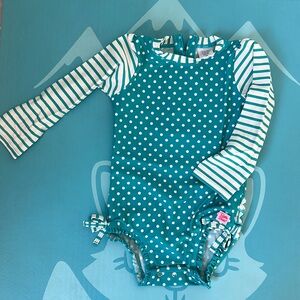 Ruffle Butts 3T long sleeve swimsuit